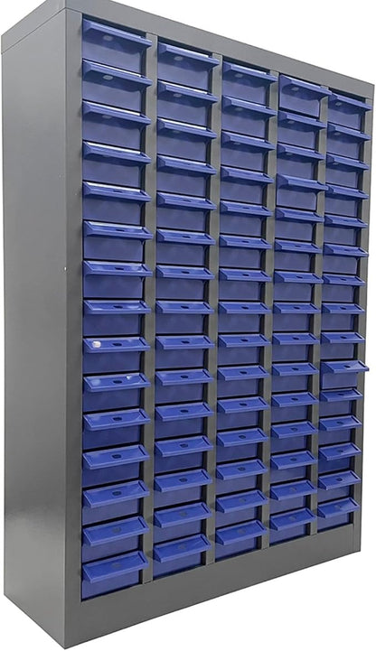 Parts Cabinet, 75 Drawers Tool Cabinet Without Door, Plastic Bolt and Nut Tool - Image 8