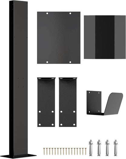 EV Charger Pedestal, Outdoor Electric Vehicle Charger Stand, Freestanding - Image 7