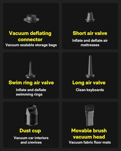 HOTO Handheld Vacuum Cleaner Cordless, Desk Vacuum Cleaner Compressed Electric - Image 9