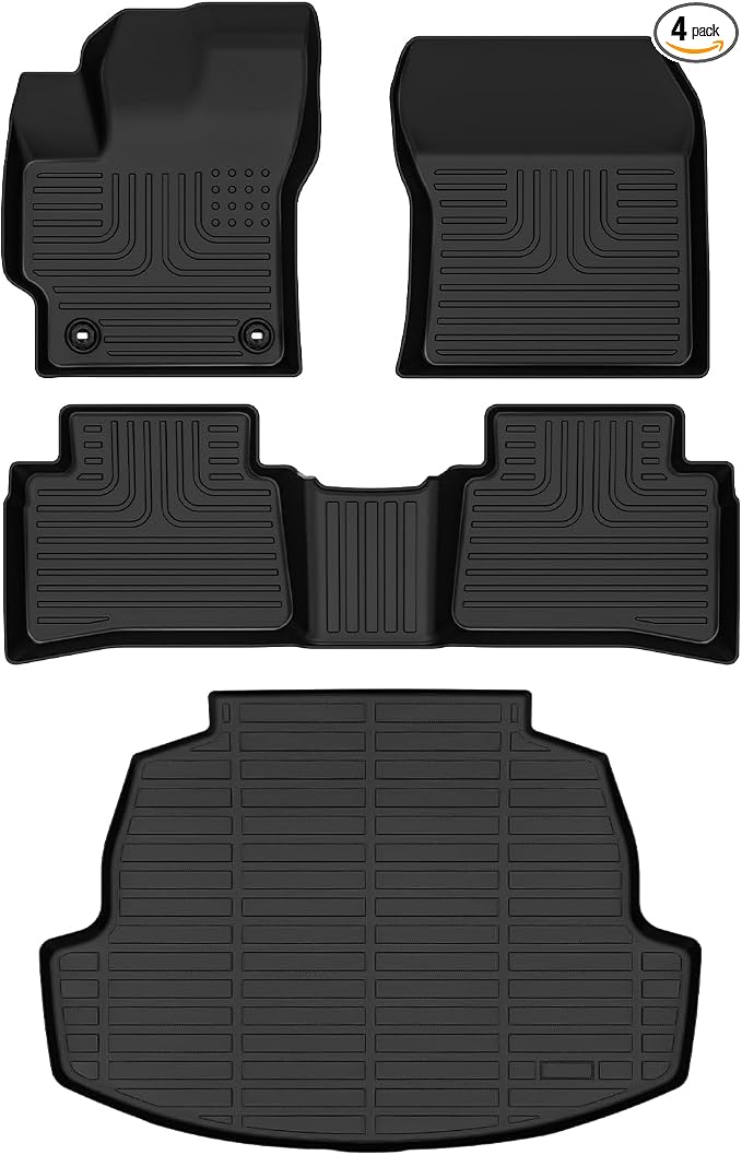 Wayhigh-All Weather Floor Mats and Cargo Liners Set by Wayhigh