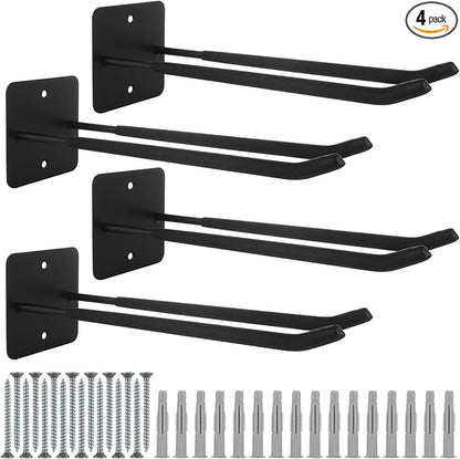 SHUESS 12.2 Inches Long Large Garage Hooks, 4 Pack Heavy Duty Garage Storage by SHUESS