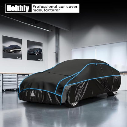Hail Protector Car Cover, Outdoor Anti Hail Car Covers Thick Multi-Layered EVA - Image 7