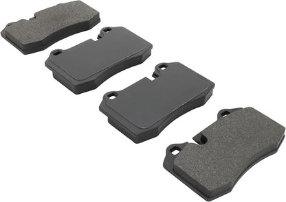 Premium Semi-Metallic Front Brake Pads Compatible - Image 2