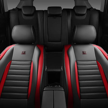 CAR PASS Nappa Leather Car Seat Covers Front Seats, Luxury Seat Protector - Image 6