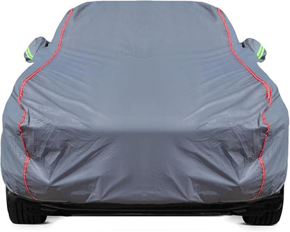 Breathable New Material, Waterproof Car Cover, Locks and Zipper Doors, by QUYDDC