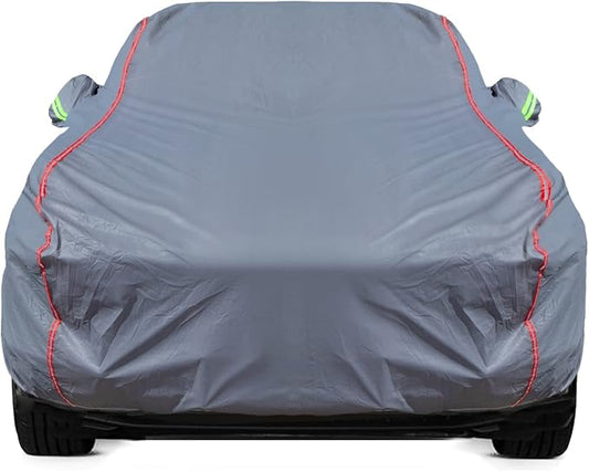 Breathable New Material, Waterproof Car Cover, Locks and Zipper Doors, by QUYDDC