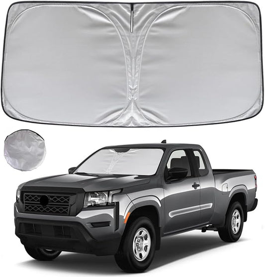 KAYZT Windshield Sun Shade for 2022-2025 2026 Nissan Frontier Foldable Sunshade by KAYZT
