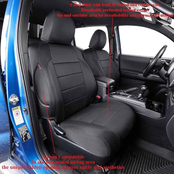 EKR Custom Fit Tacoma Front Car Seat Covers - Image 2