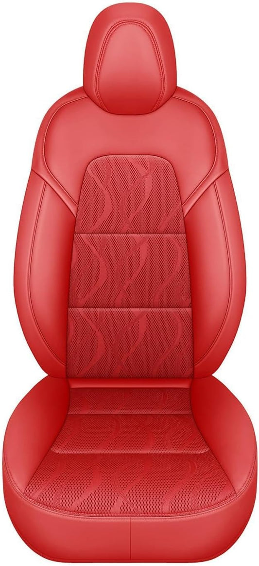 Tesla Model Y Seat Cover Full Set, Faux Leather Tesla Car Seat Cover, Perfect by Dtuupts