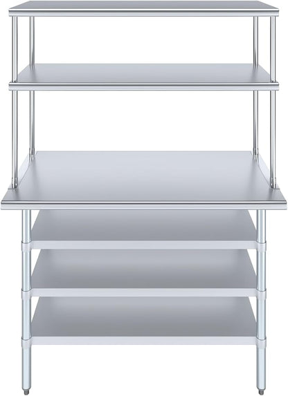 Amgood 24" x 48 Stainless Steel Work Table - Image 2