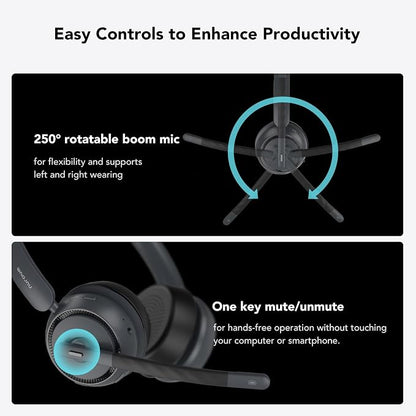 NUROUM Wireless Headset with Mic - Image 5