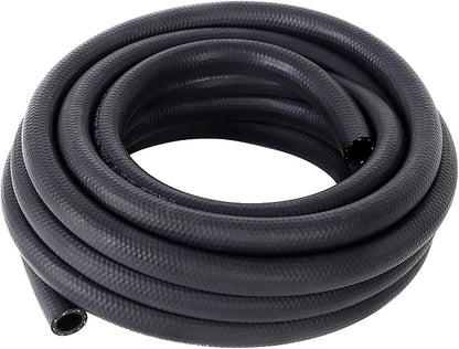 LokoCar Rubber Fuel Hose Line Push Lock 3/8" ID SAE 30R7 NBR 25ft 300PSI Black by GetToKnowEachOther