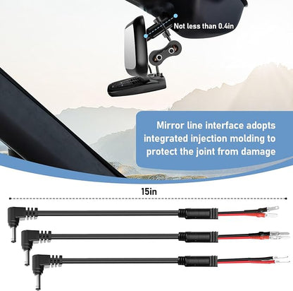 Radar Detector Mount, Rearview Mirror Rod Radar Mounting Bracket+Rearview - Image 3
