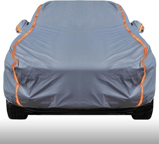 KEYOOG Universal Waterproof Heavy Weight Full Car Covers, Fit Sedan, All Weather by KEYOOG