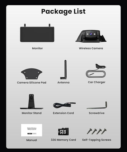 AUTO-VOX RV Backup Camera Wireless Plug and Play: Pre-Wired - Image 8