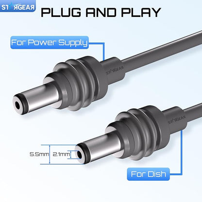 Starlink Mini Cable 32.8FT, 20AWG Replacement Starlink DC Power Cable Starlink - Image 3