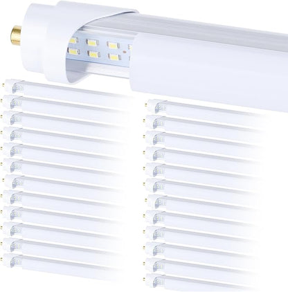 25-Pack, 8 Foot LED Bulbs, 100W 15000lm 6000K Cold White, Super Bright - Image 2
