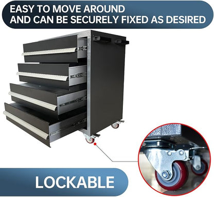 JZD Heavy Duty Metal Garage Shop Tool Storage Cabinet Set System - Image 6