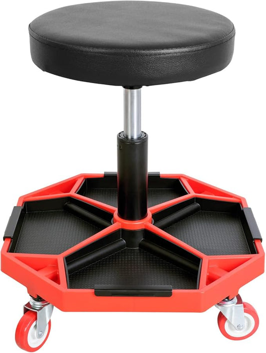 Torin ATRXF8308B Pneumatic Mechanic Stool/Rolling Shop Creeper Seat by Torin