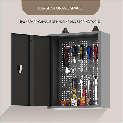 JZD Steel Wall Mount Storage Garage Cabinet, Metal Hanging Tool Cabinets - Image 5