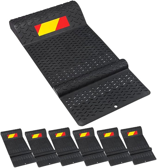 Electriduct Pack of 6 Plastic Parking Mat Guides by Electriduct