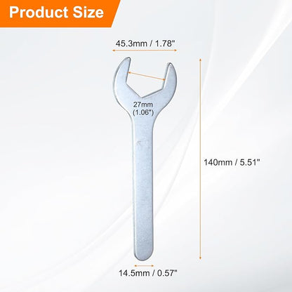 HARFINGTON 10pcs Small Wrench 27x140x2.6mm Metric U-Shaped Single Open Ended - Image 2