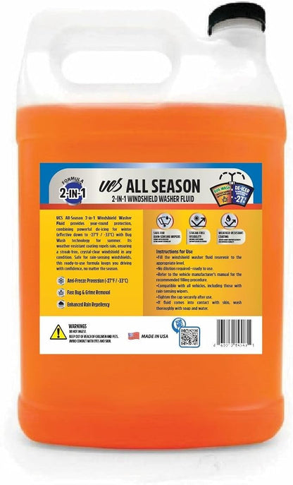 UCS Advanced All-Season Windshield Washer Fluid | Winter Protection to -27°F | - Image 4