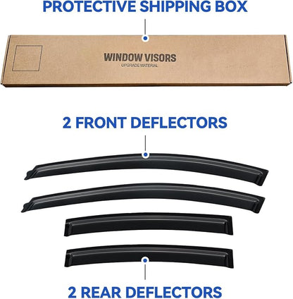 Window Visors Rain Guards Shield - Image 4