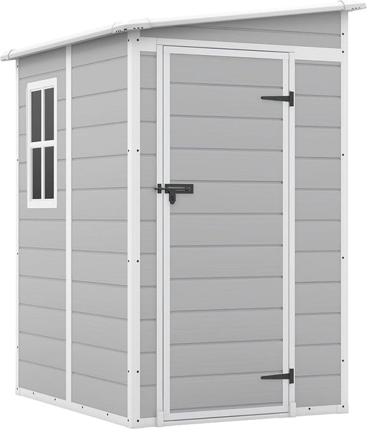 Patiowell 5x4 FT Outdoor Storage Shed, Resin Storage Shed by Patiowell