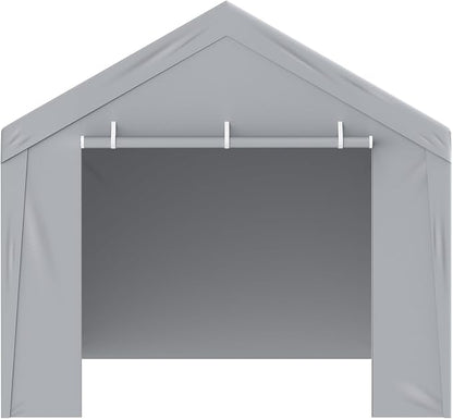 VEVOR Carport Replacement Canopy Cover Top + Side Wall 13 x 20 ft, Garage Tent - Image 9