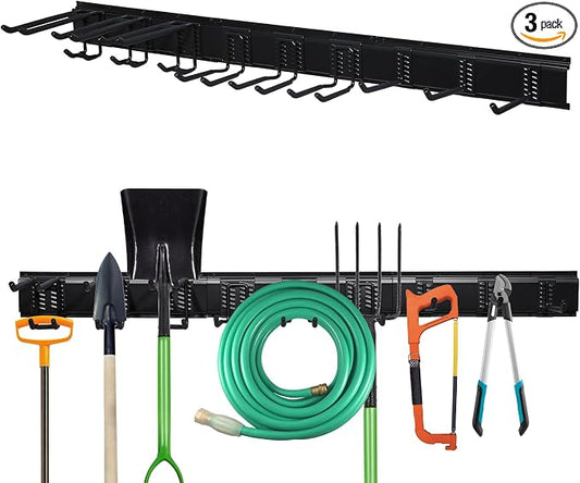 AIRTOON Garage Tool Organizer, 48 Inch Garage Organizer Wall Mounted Storage by AIRTOON