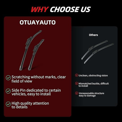 OTUAYAUTO Premium Windshield Wiper Blades - Image 8