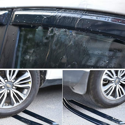 94627 Side Window Visor Wind Vent Deflector fit - Image 3