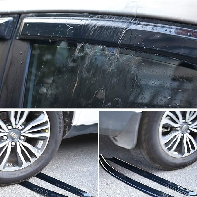 94134 Side Window Wind Deflector, Nice Window Visors fit - Image 2