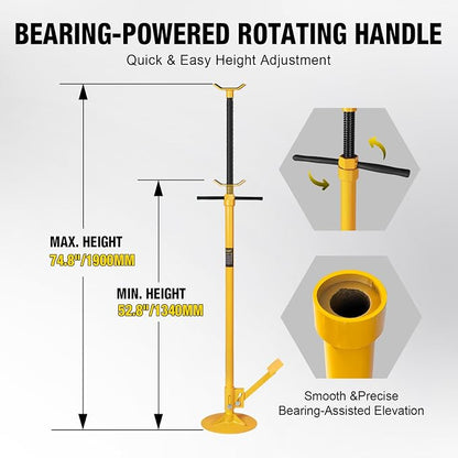 YELLOW JACKET Underhoist Support Stand 3/4 Ton Capacity - Image 4
