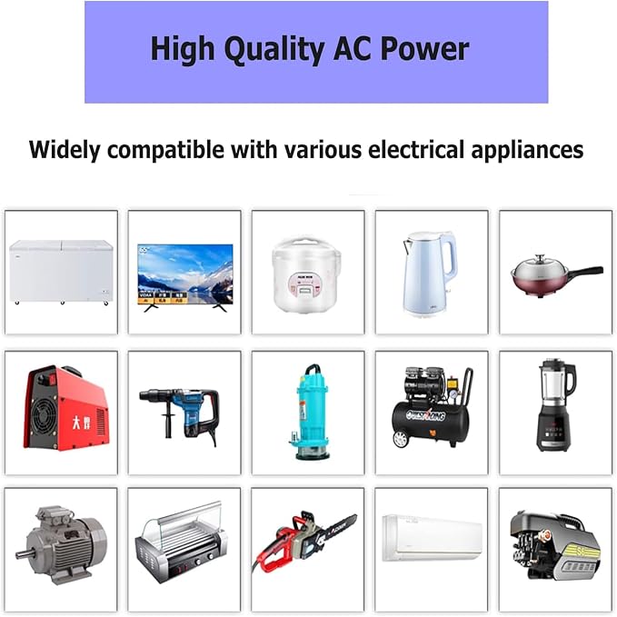 1500W Pure Sine Wave Inverter-36V DC to 110V 120V AC Power Converter - Image 7