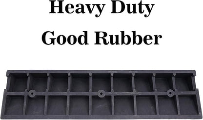 2 Pack 4'' Rise Rubber Curb Ramp Heavy Duty Loading Rubber Curb Ramps 22000lbs - Image 3