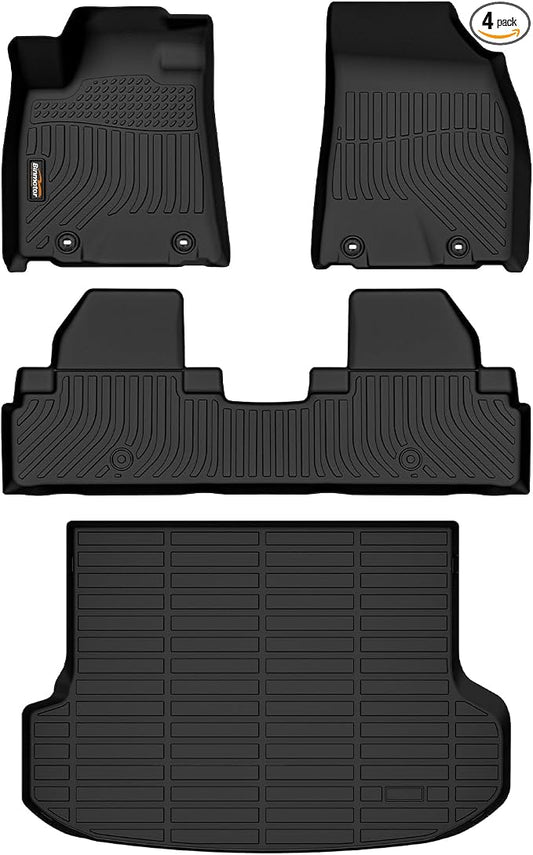 Binmotor-All Weather Floor Mats Cargo Liner Set by VisittheBinmotor