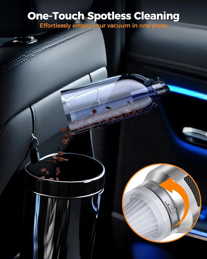 Car Vacuum, 3 Suction Modes, Portable Mini Cordless Cleaner - Image 5