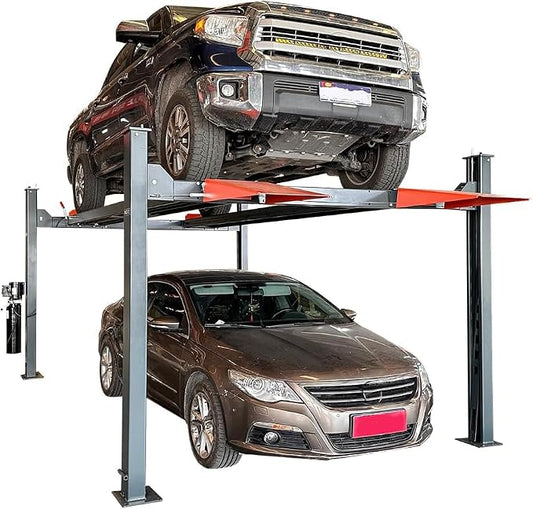 11, 000 lbs Four Post Parking Lift, 110V Heavy Duty 4 Post Lift, Suit by DMC-FPPS