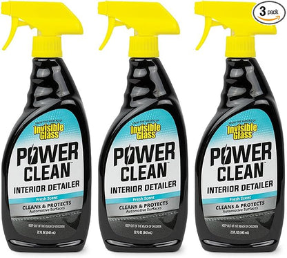 Invisible Glass 92024-3PK 22-Ounce Power Clean Automotive Interior Detailer by InvisibleGlass