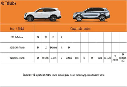 Kayme 7 Layers SUV Car Cover Custom Fit - Image 7