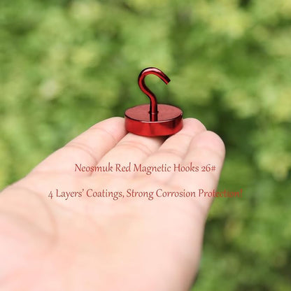 Neosmuk Magnetic Hooks, Cruise Ship Essentials, 80lb+ Heavy Duty Magnetic Hooks - Image 3