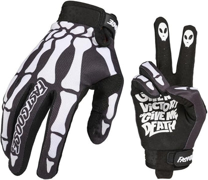 Skeleton Cool Motorcycle Bicycle Full Finger Off-Road Racing Gloves Outdoor - Image 2