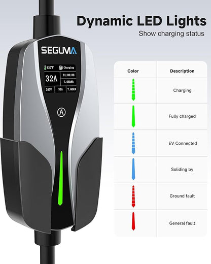 EV Charger Level 2 for Tesla, NEMA 14-50 Plug NACS EV Chargers, 25FT Adjustable - Image 5
