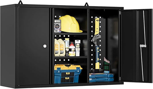 Metal Wall Cabinets for Storage by Fesbos