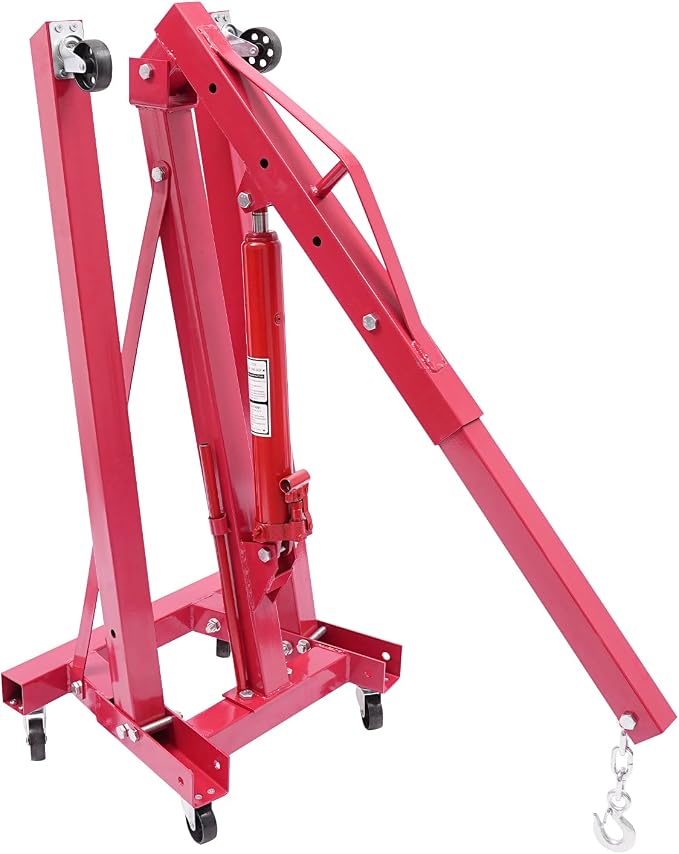 LOYALHEARTDY 1 Ton Hydraulic Engine Hoist, Folding Engine Lift - Image 4
