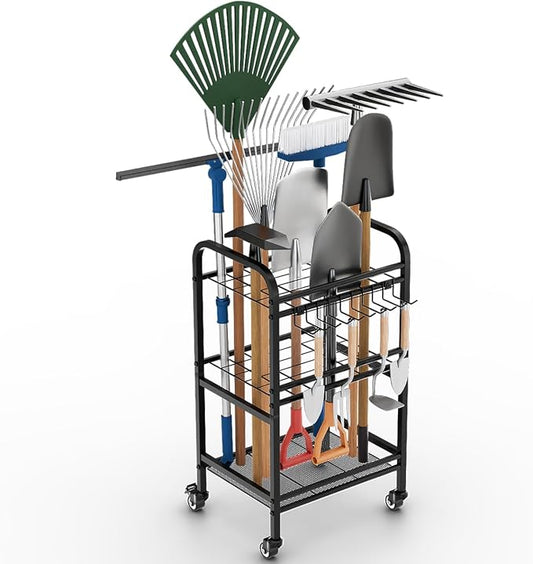 FZK Garden Tool Organizer, Garage Storage, Garden Tool Organizer by FZK