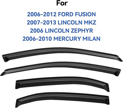 Window Visors Rain Guards Shield - Image 2