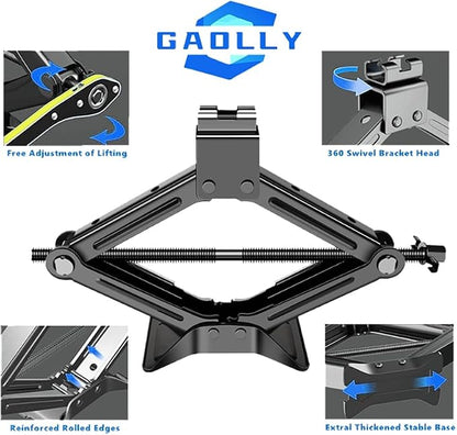 Scissor Jack - 2 Ton Car Emergency Kit - Image 3